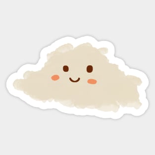 The Cute Cloud. Sticker